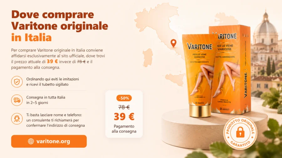 Varitone — comprare la crema originale in Italia